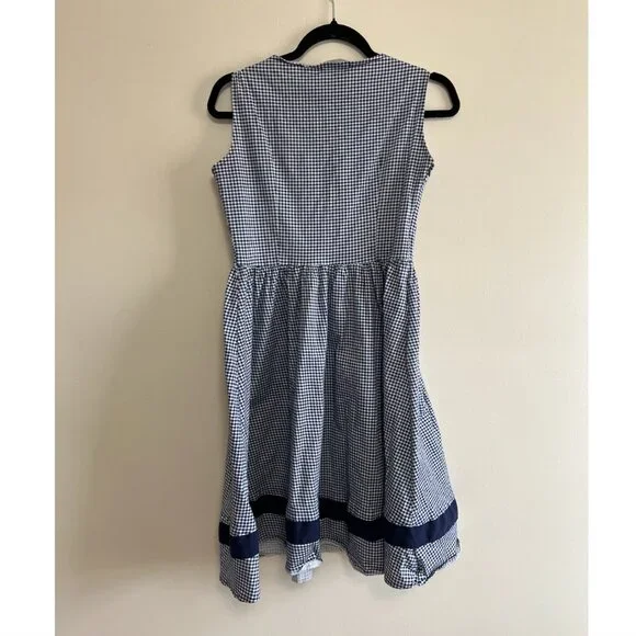 Blue and White Dress - Picture 4 of 4